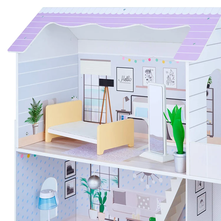 World best selling products House Toys For Girls Wooden Doll House Quality Assurance