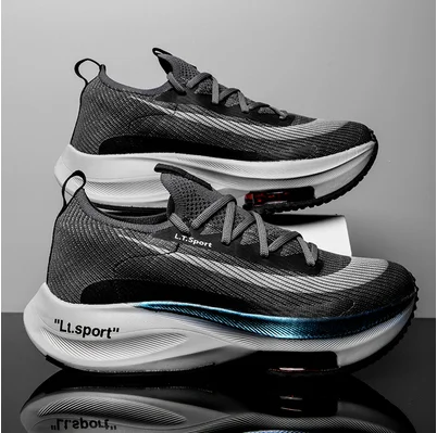 
nk amazon hotsale men running fly-knit shoes high heel casual customized logo sport shoes big size running shoes 