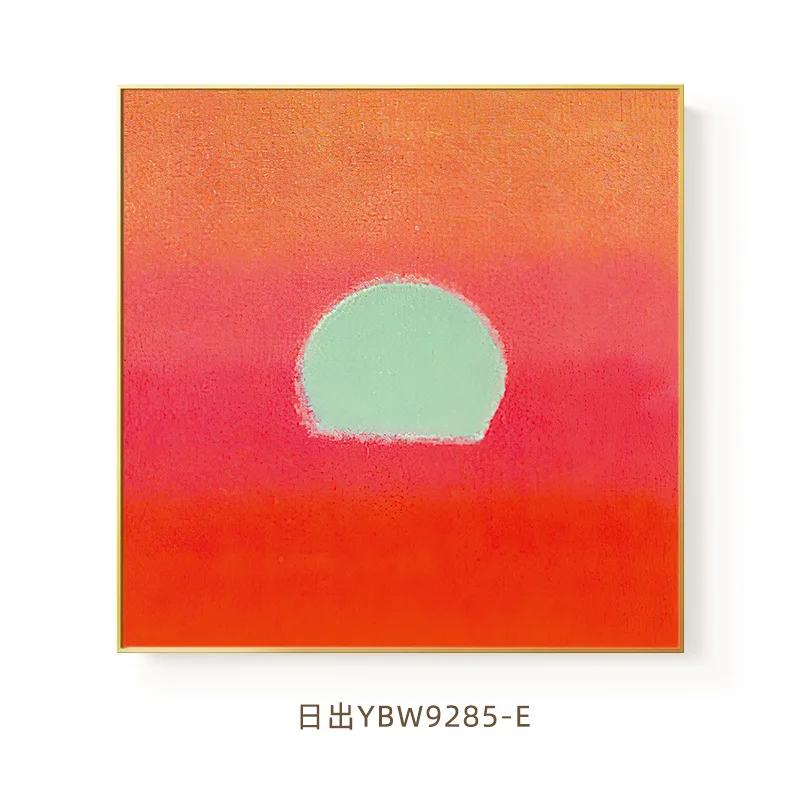 Абстрактная живопись Энди Уорхол, красочная домашняя настенная живопись, Настенный декор с Естественным ландшафтом