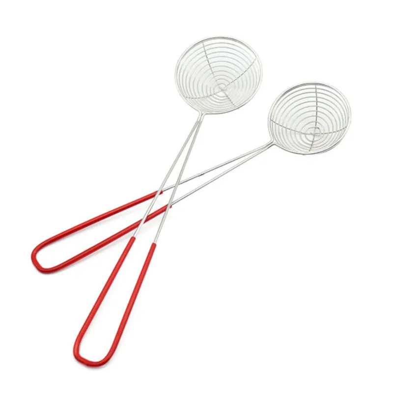 Stainless Steel Boba Pearl Scoop Strainer Skimmer Mini Size Colander Mesh Strainer Boba Scoops