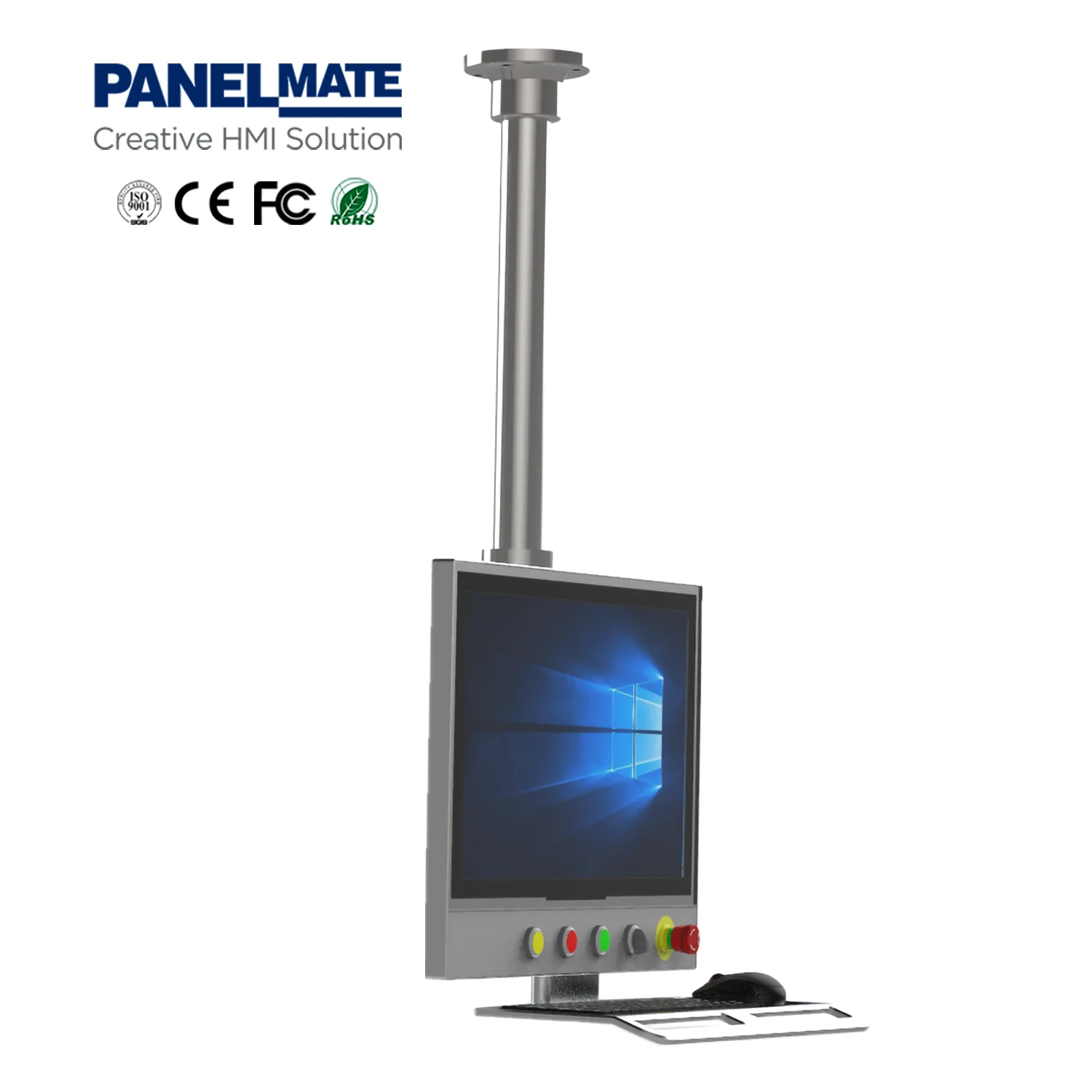 21.5 Inch J1900 IP65 Waterproof Industrial All In One Touch Screen PC Wall Mount Embedded Industrial Panel PC