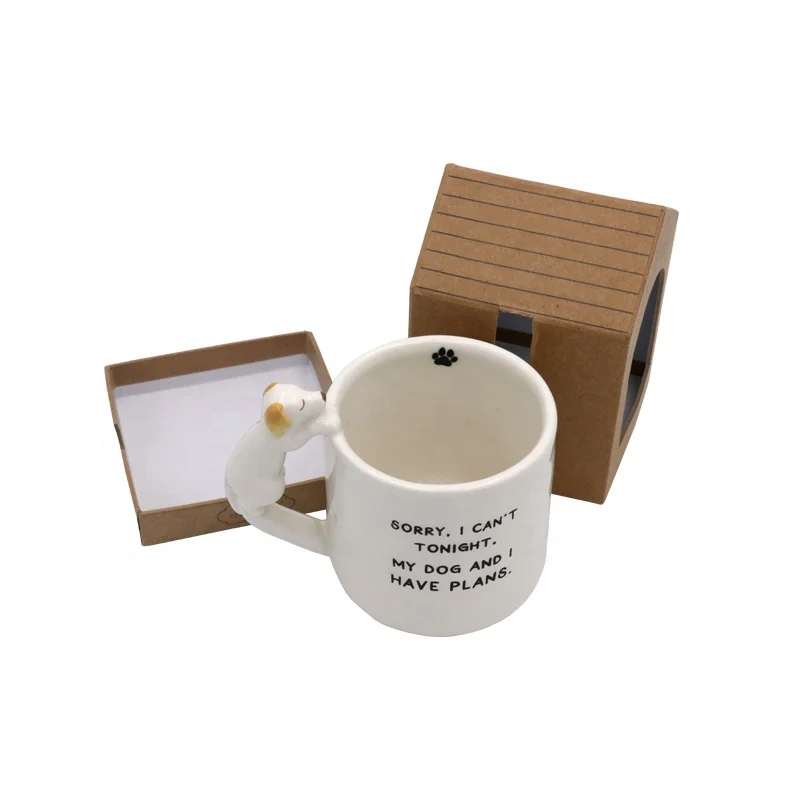 Factory Price Christmas Decoration Gift Box Kraft Christmas House Shape Mug Packing Box