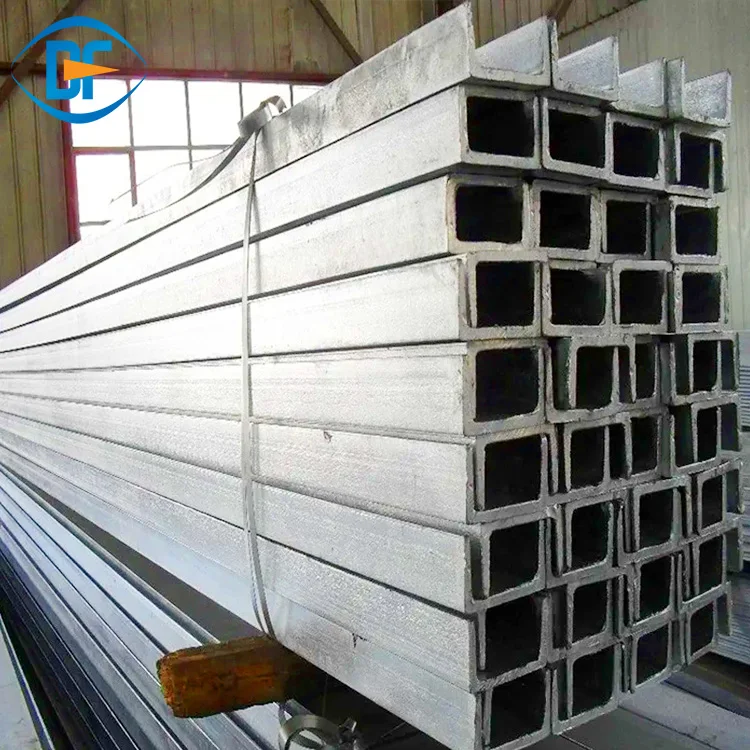 High Quality S235JR S355JR A36 SS400 Black Hot Rolled Purlin Carbon Steel U-shaped Steel Is Used In The Construction Industry