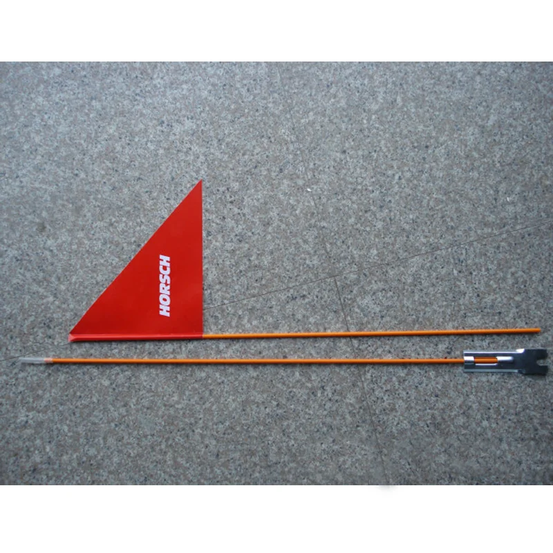 cheap custom printed polyester triangle bike bicycle safety flag for advertising