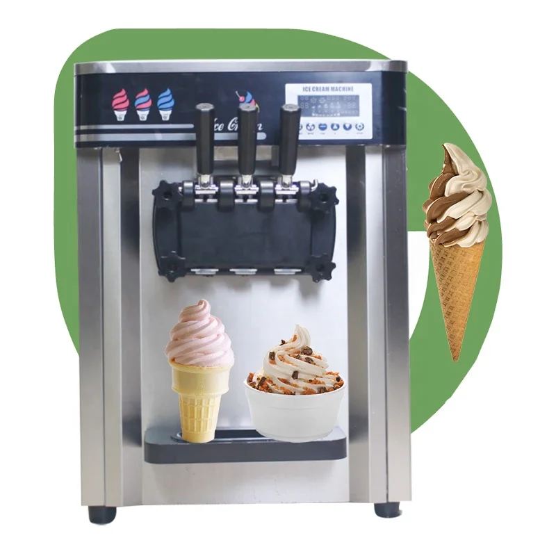 Soft Icecream Machine Table Type Maquina De Crema De Helado