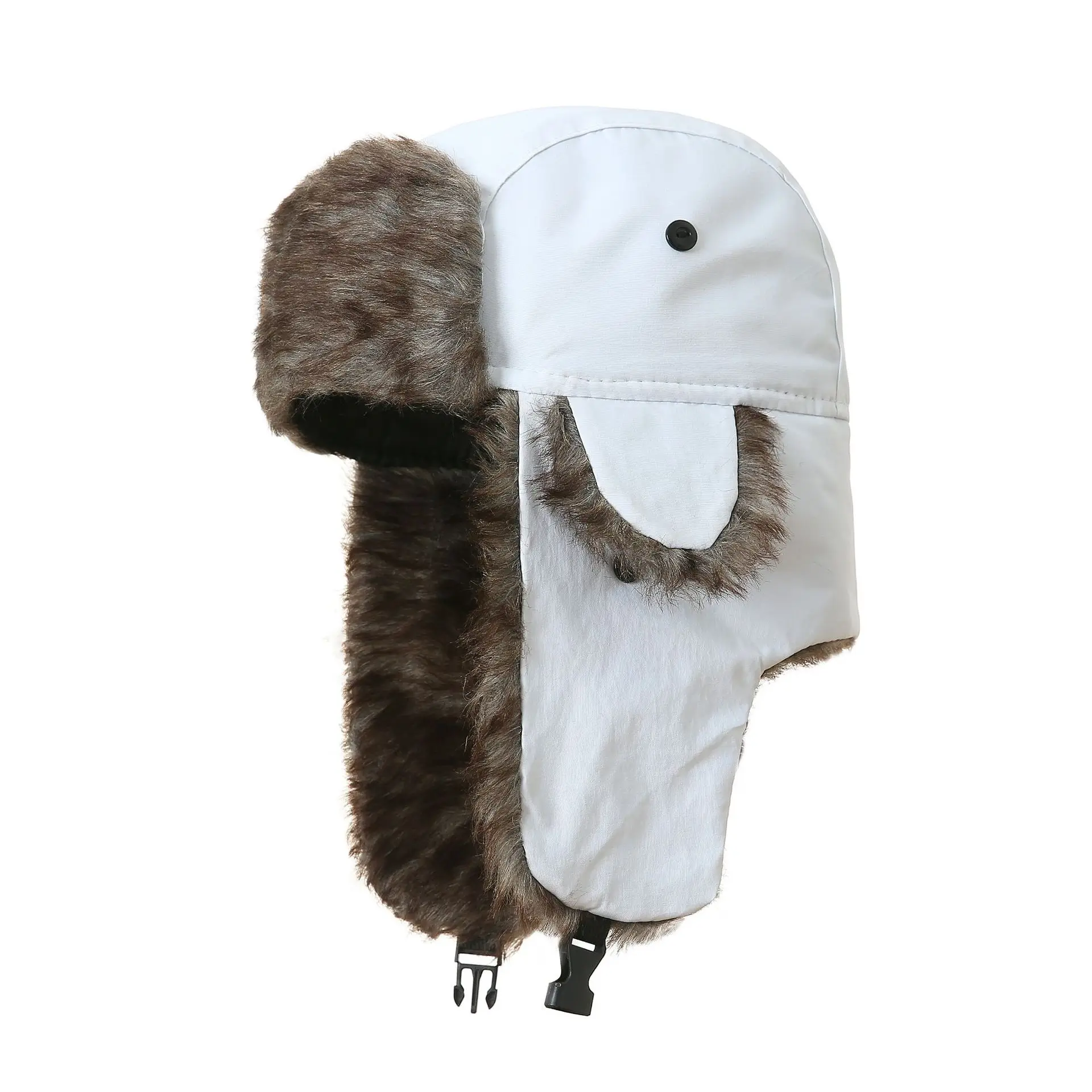 Winter Warm Cotton Pilot Hat Waterproof Terylene Ear Protection with Wind and Cold Digital Printed Lei Feng Tower Velvet Hat