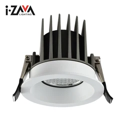 Indoor Dinning Room Hotel Bedroom Modern Aluminum Downlights Ip20 10w 12w 16w 20w 25w 32w Embedded Round Led Down Lamp