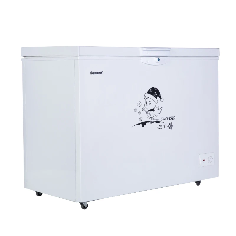  BD-268 snowsea коммерческих безопасность открытиея раздвижные стеклянные двери холодильник-витрина для мороженого глубокое морозильное