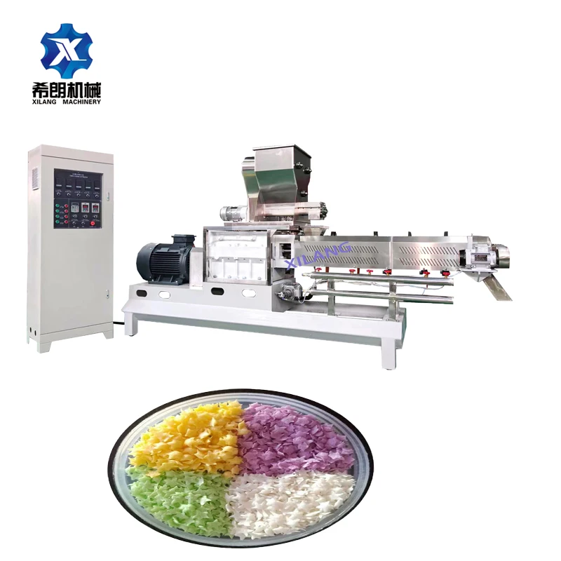 Automatic Flake Bread Crumbs Extruder Machinery Customized Puff Bread Crumb Production Line Manufacturer