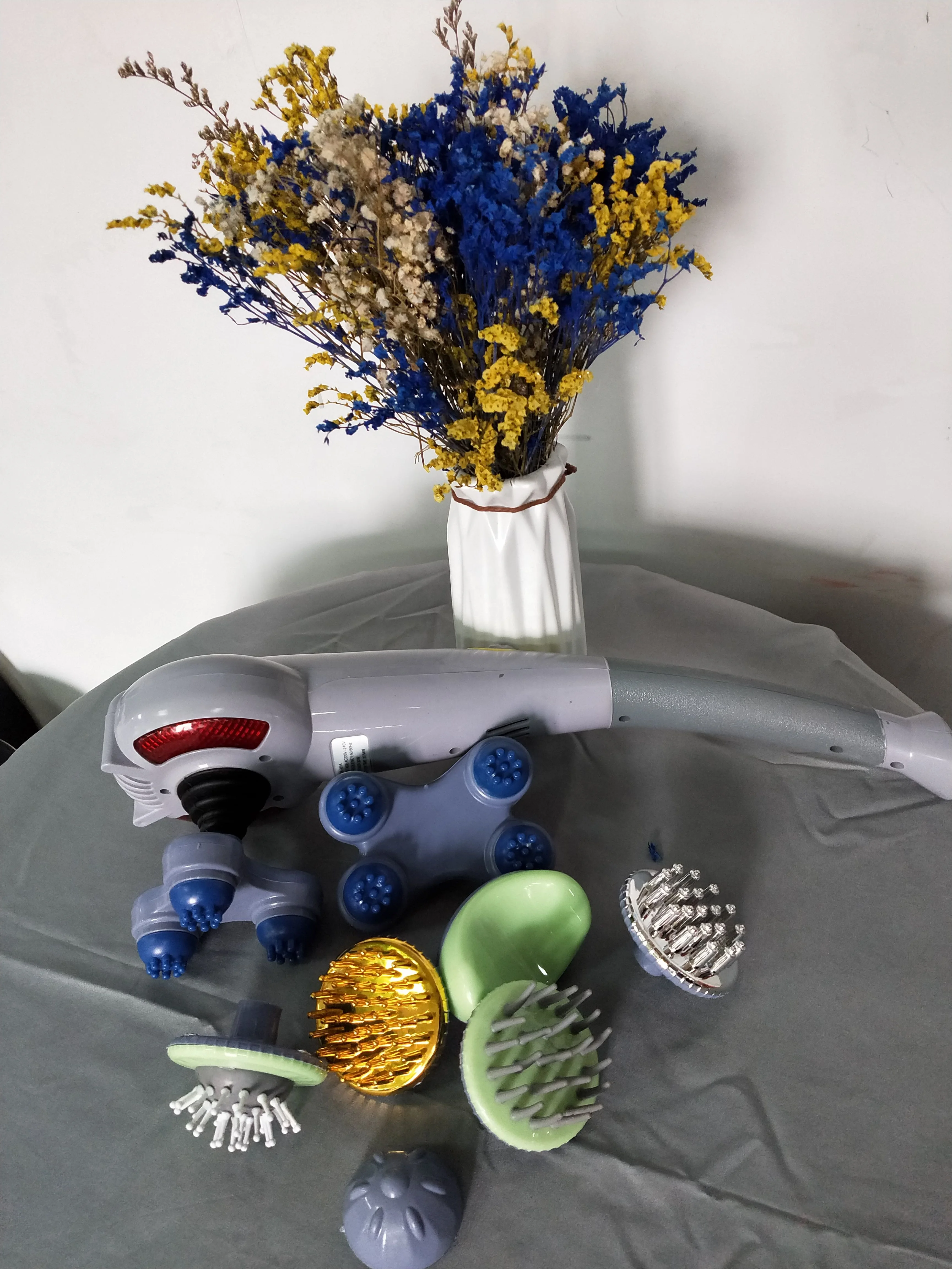 thai mini electric body to body massage vibrator full massage chair body massager machine