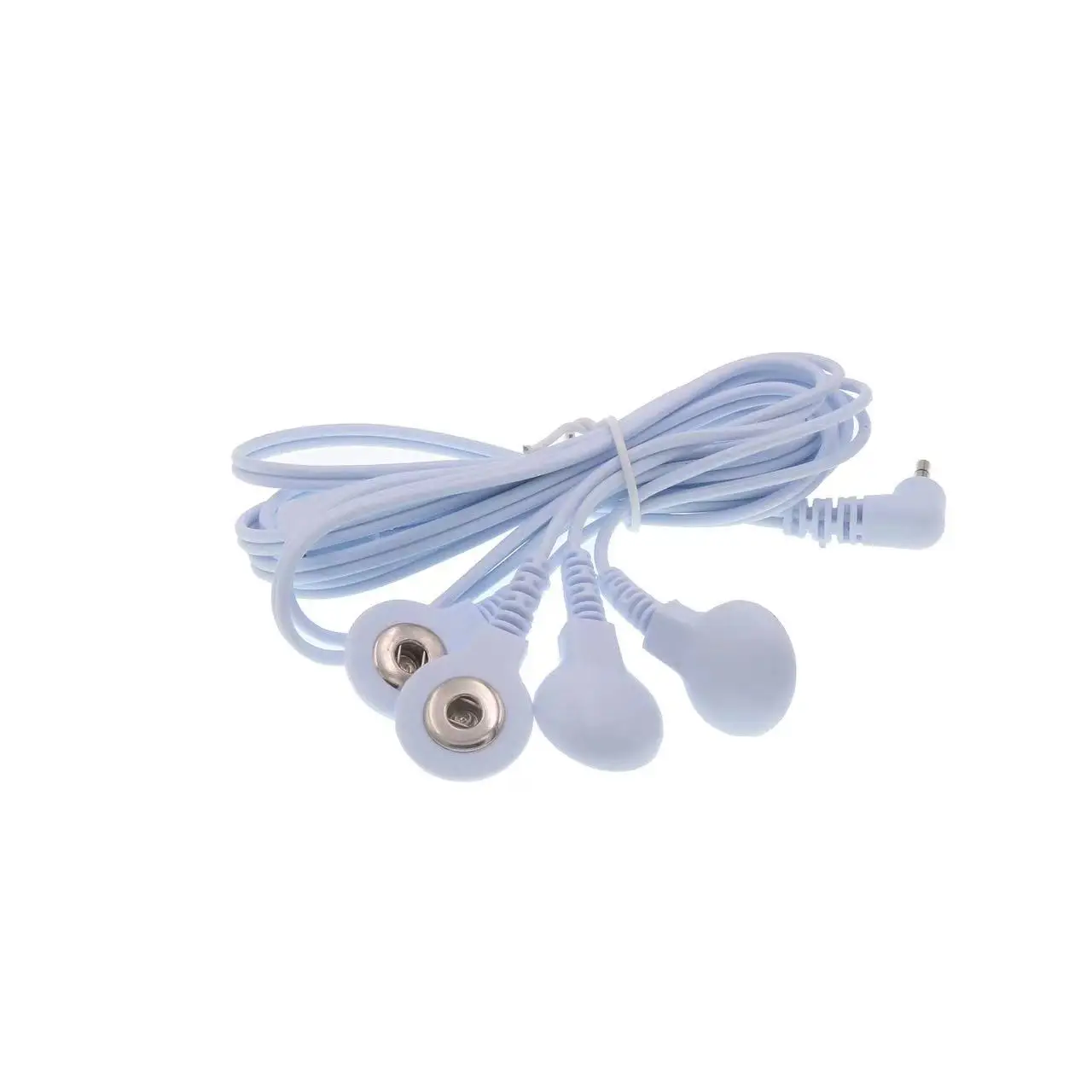 3.5MM snap-on crisscross cable electrode lead EMS for one-to-four physical therapy machine