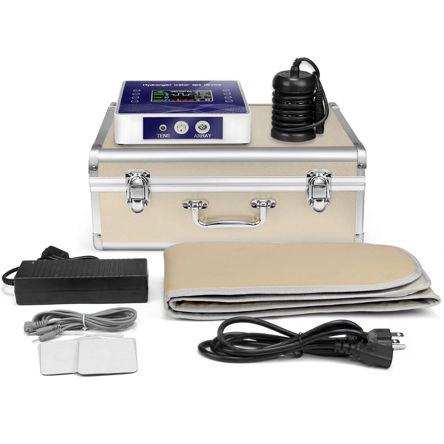 Double Arrays Detox Foot Spa Hydrogen Detox Spa Machine Ionic Detox Footbath
