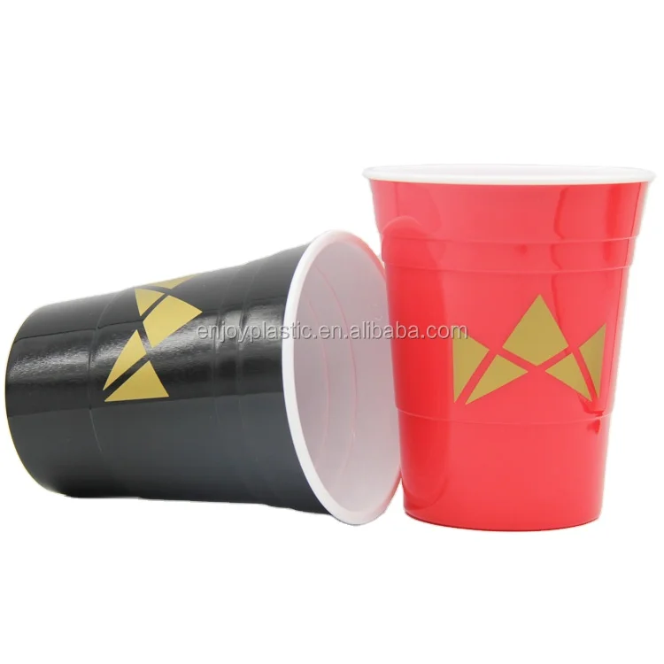 16oz Reusable Plastic Red Cup Beer Cup for Party