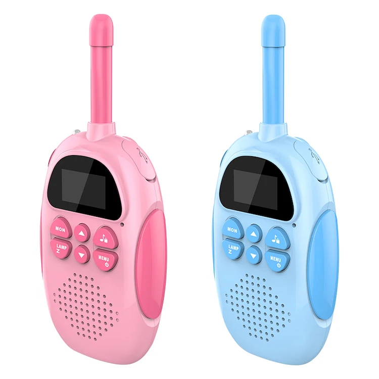 Handheld Mini Kids Transceiver Children 3km Range 2 Way Radio Lanyard Interphone Toy Talkie-walkie for Children