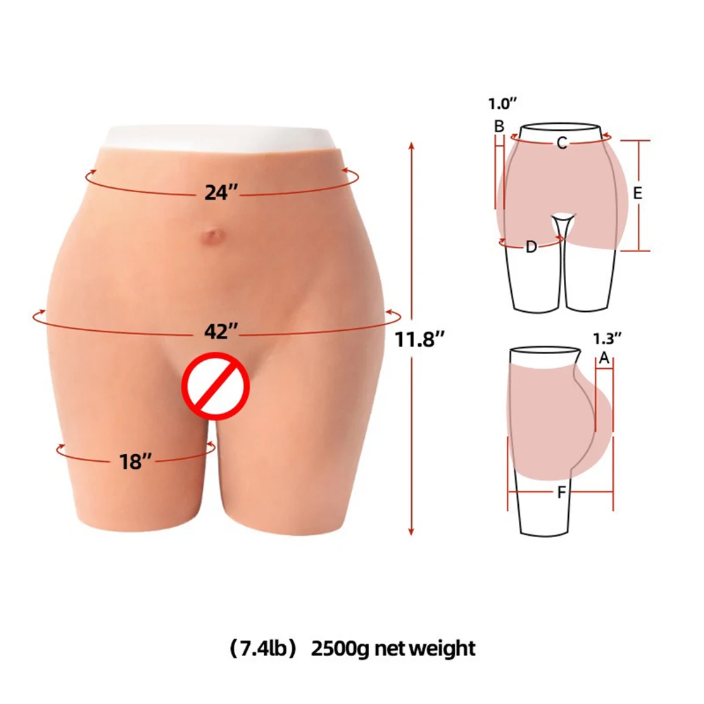 Модель женщин XXL fesses en pads большая задница огромные ягодицы pantie pussy киска силиконовые бедра с подкладкой