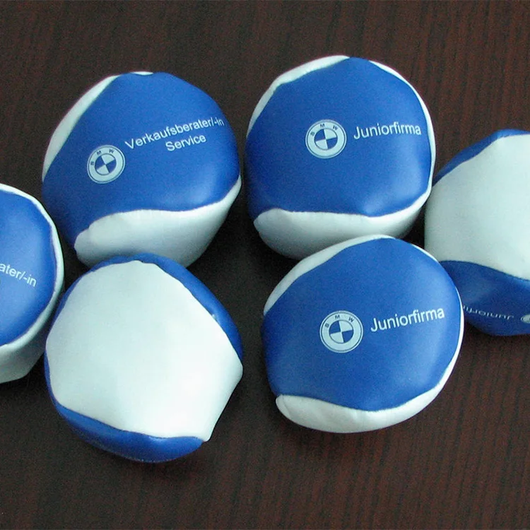 Factory Directly Custom logo PVC PU Leather Kids Soccer Ball Hacky Sack Footbag