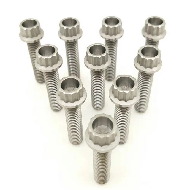 Высокое качество горячая Распродажа M7 титановые болты с ободом для BBS -M7*1 0*24 5