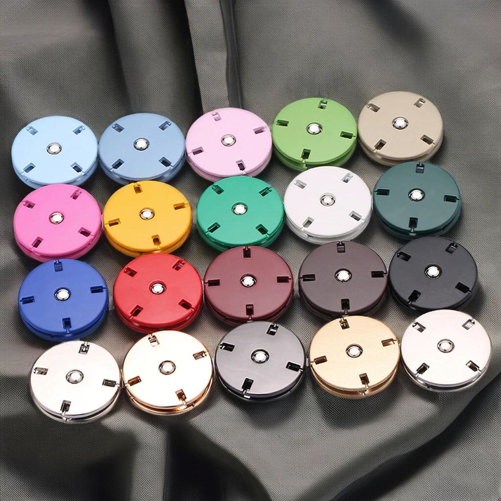 Versatile Metal Snap Buttons - Perfect for Clothing and Accessories - Zinc Alloy Material for Durability