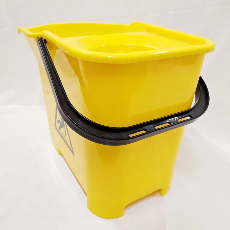 Customized Hotel Cleaning Products From The Manufacturer Plastic Mop Bucket Cleaning Handcart Bucket With Handle