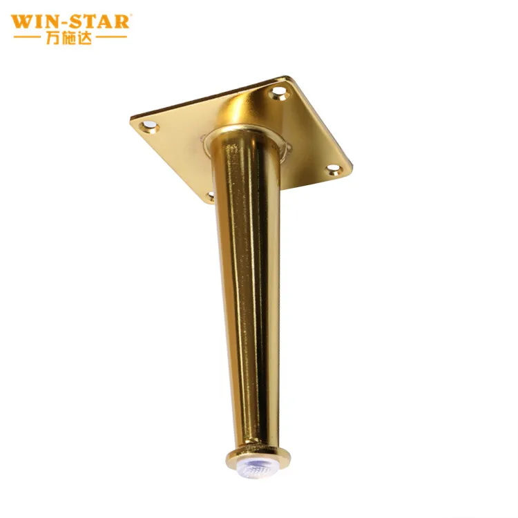 factory cheap wholesale adjustable square round metal wrought iron aluminum stainless steel feet table foot leg