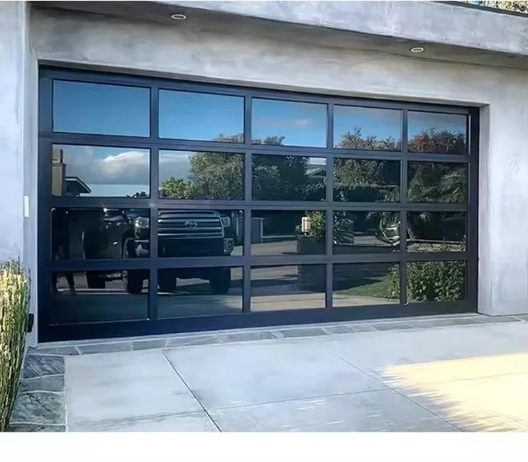 Aluminium automatic windows and doors garage door panels