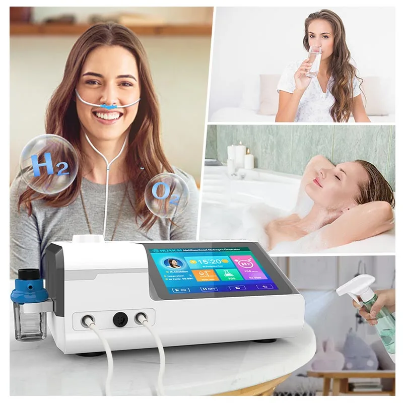 Intelligent Touch Screen 4 in 1 Wasserstoff Inhalator Wasserstoff Inhalator hho Wasserstoff Generator