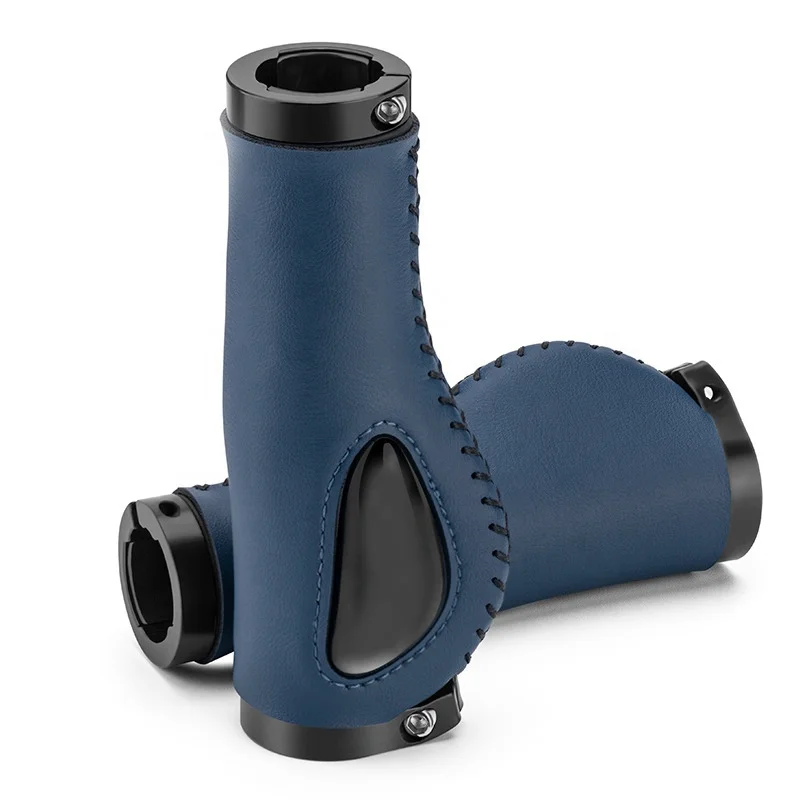 2022 Shockproof Soft Rubber Padding BMX MTB Bicycle Handlebar Grip Mountain Bike Handle Grips