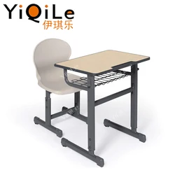 YQL double middle student class desk chair cheap study table