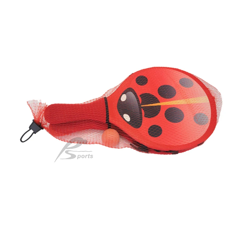 
Sport equipment coccinella shape tennis racket ball set beach paddle 