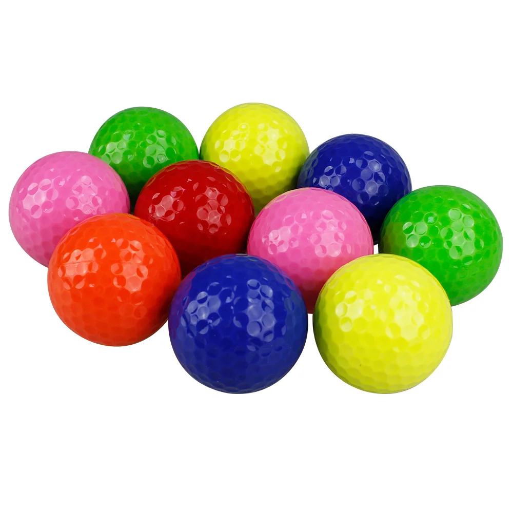Cheap Wholesale OEM Practice Color Golf Ball Bulk OEM Custom Logo Driving Range Mini Golf Balls