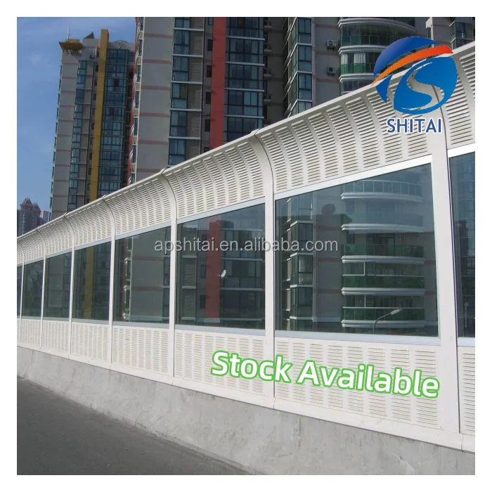 Blocking acoustic sound barrier durable transparent acoustic noise barrier outdoor acrylic noise barrier sheet for highway