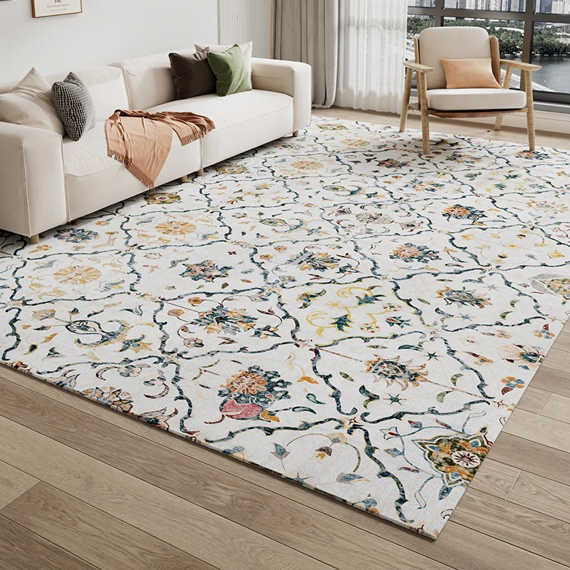 Non Slip Soft Vintage Machine Washable Boho Area Rugs Laundry Room Indoor Mat for living roomand dining room