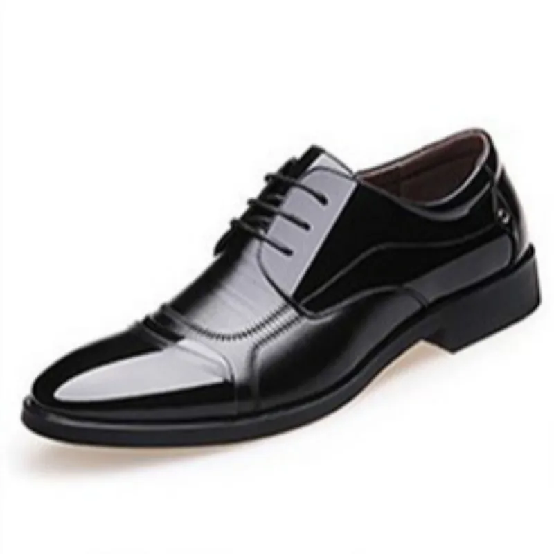 big size New design 2024 fashion  mens dress shoes italian brand genuine leather wholesale leather dress shoes