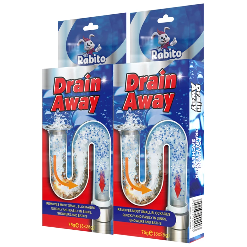 High Quality Powder Pipe Cleaner Sticks Clog Remover Kitchen Sink Drain Cleaner