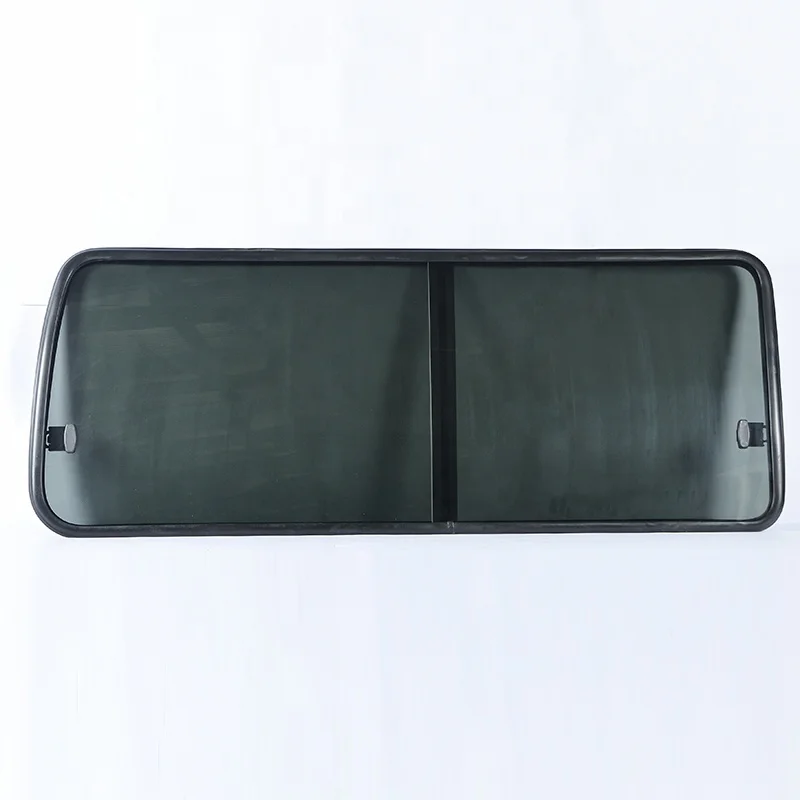 factory outlets black glass 94-99 Van rear side window car sliding windows with fram