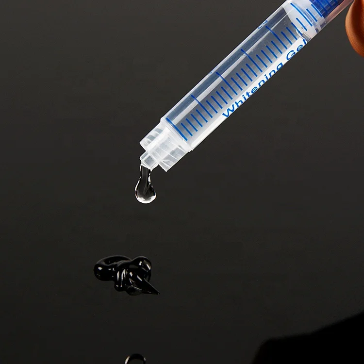 Factory Wholesale 0-35% CP HP Non Peroxide Teeth Whitening Syringe Gel