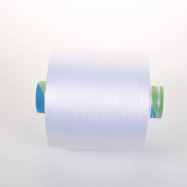 HUALIER AA grade 300D/96F Semi dull Optical White DTY polyester textured yarn