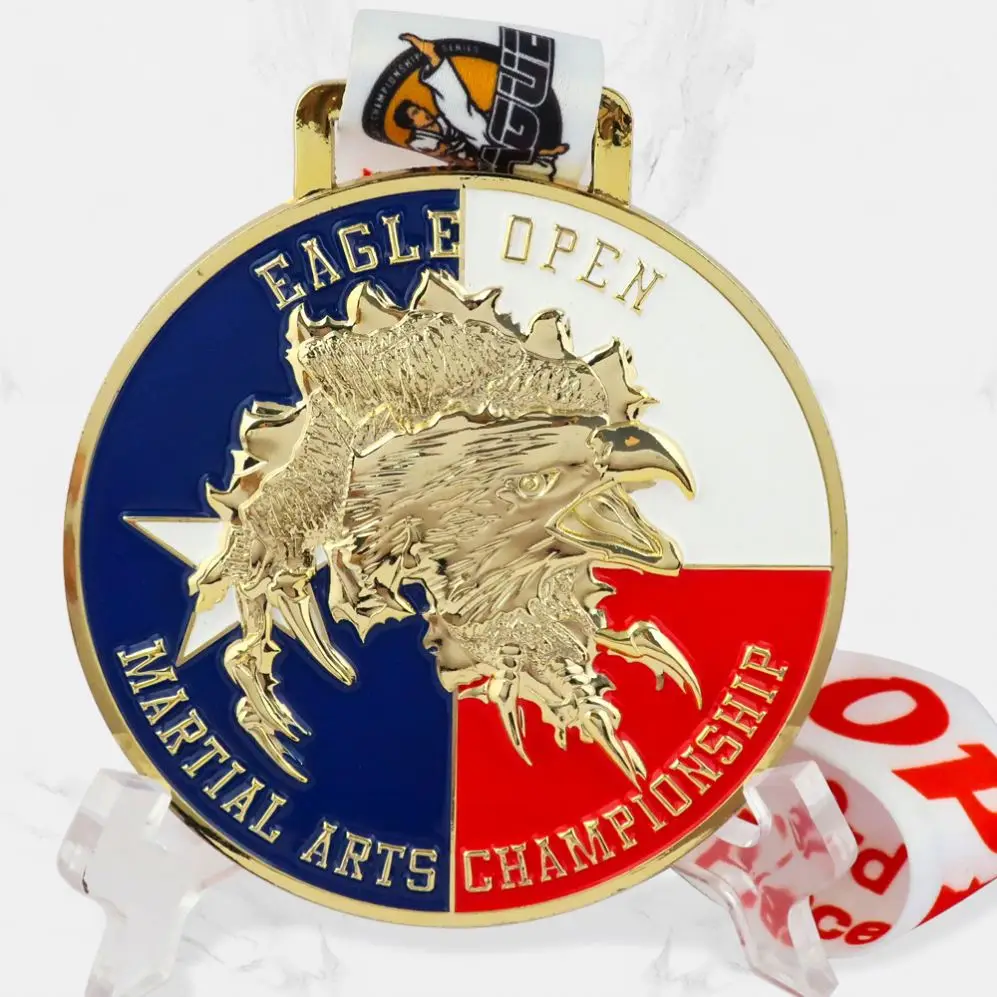 Medal Factory Cheap Price Wholesale Karate Medals Free Sample Custom Karate Medals