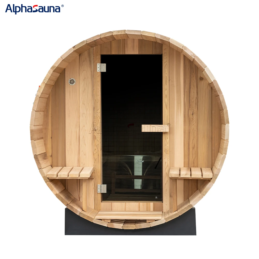 Portable Home sauna Hemlock/Red Cedar Wood Cabin Sauna For 4 People Customize Optional