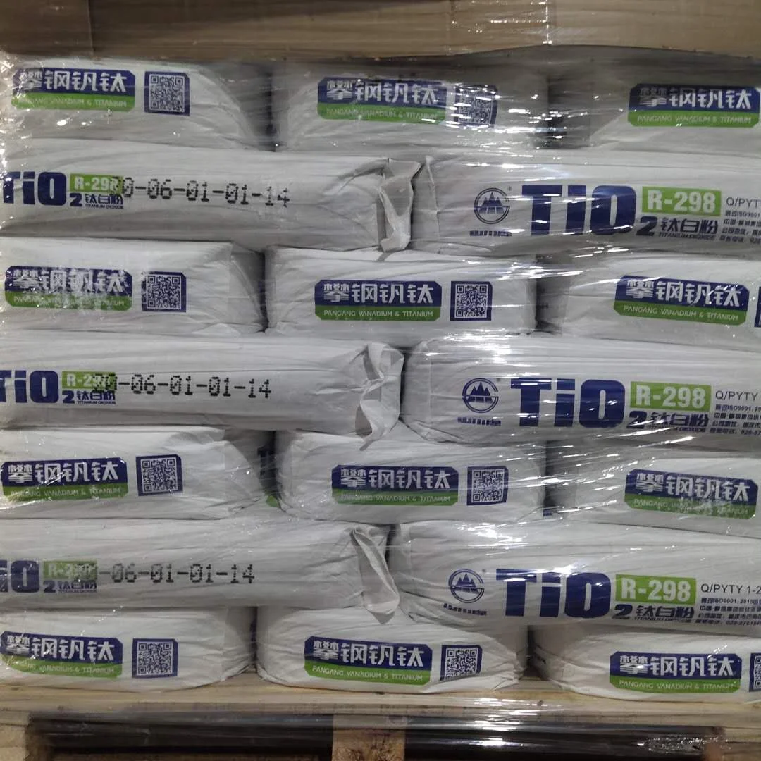 High purity Pangang rutile titanium dioxide R-298 coating pigment tio2 suppliers titanium price per kg