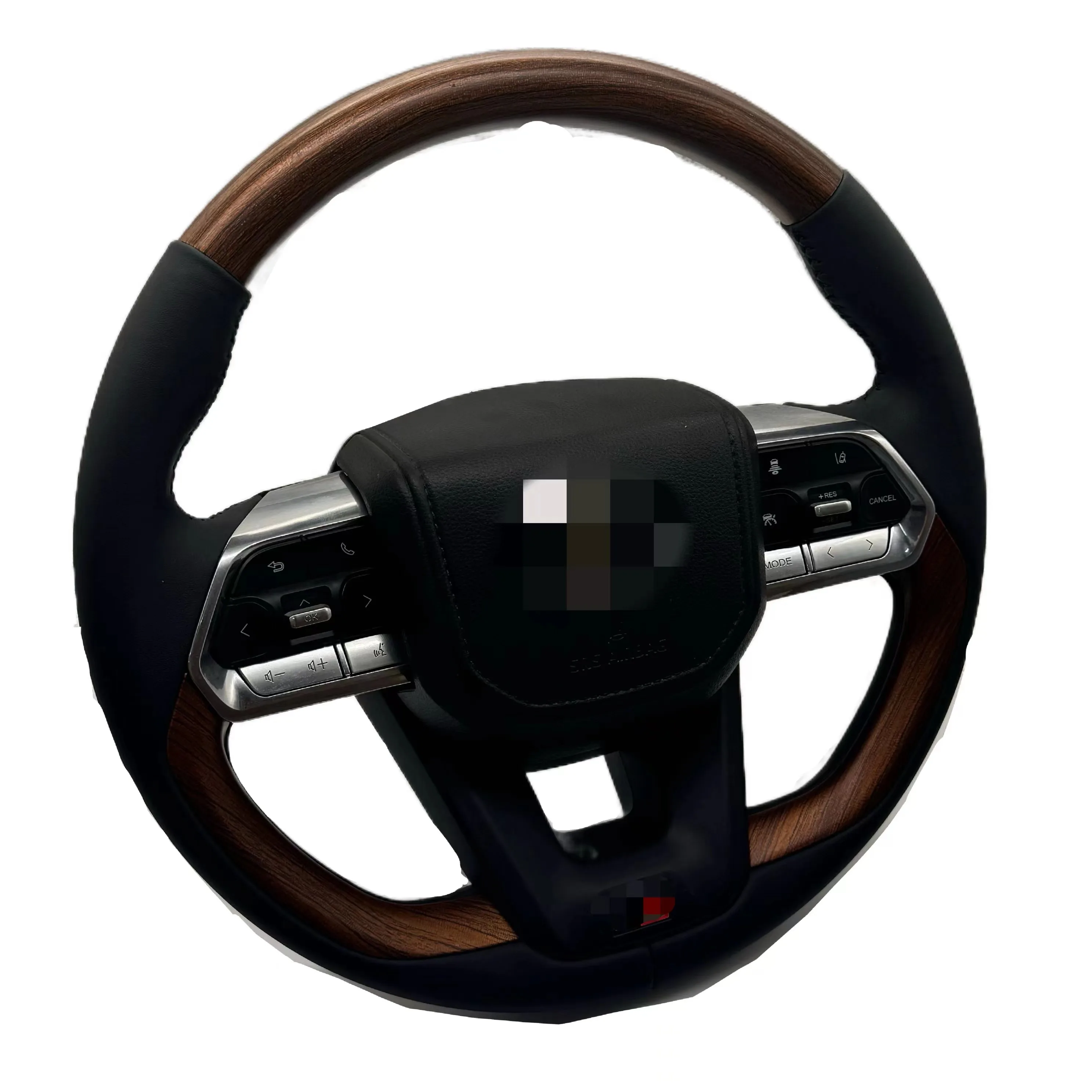 Черное кожаное деревянное Рулевое колесо для Toyota Corolla 4Runner Crown RAV4 Fortuner Yaris Prius Lexus Lx570 GX470