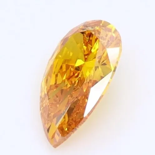 Wholesale 1 Carat VS1 Fancy Vivid Yellow Diamond Loose Pear Cut Lab Grown Diamond IGI CVD HPHT Diamond Pear Cut Wedding Ring