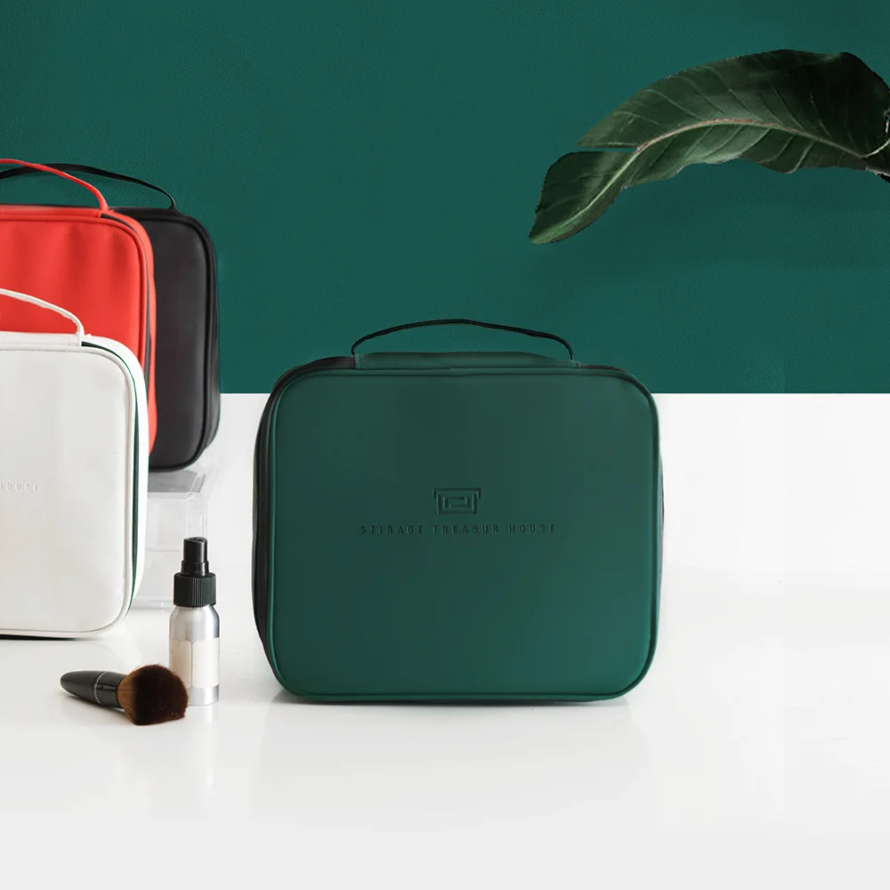 Korean women makeup  bag home travel convenient portable storage bag cosmetic box travel storage bag