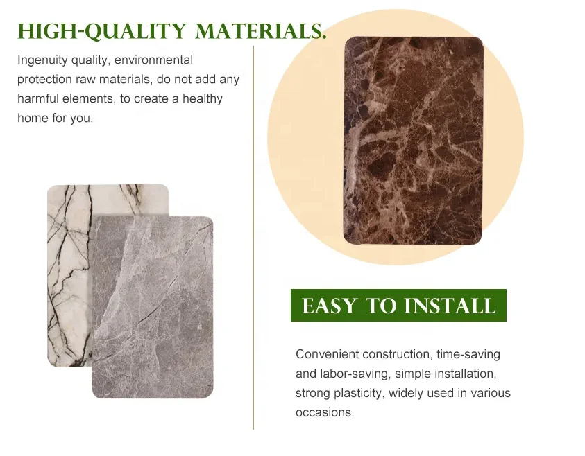 High Quality Wall paper For Interior Decoration White Marble Panel