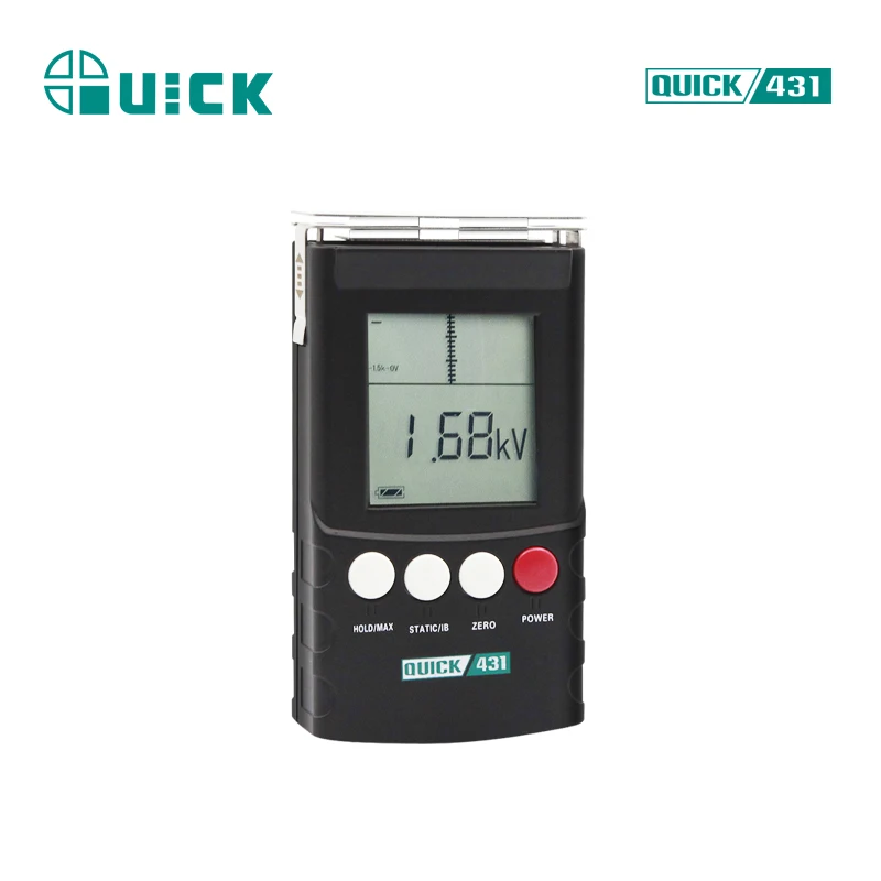 ESD tools Quick 431 pocket size static meter LCD display esd tester meter