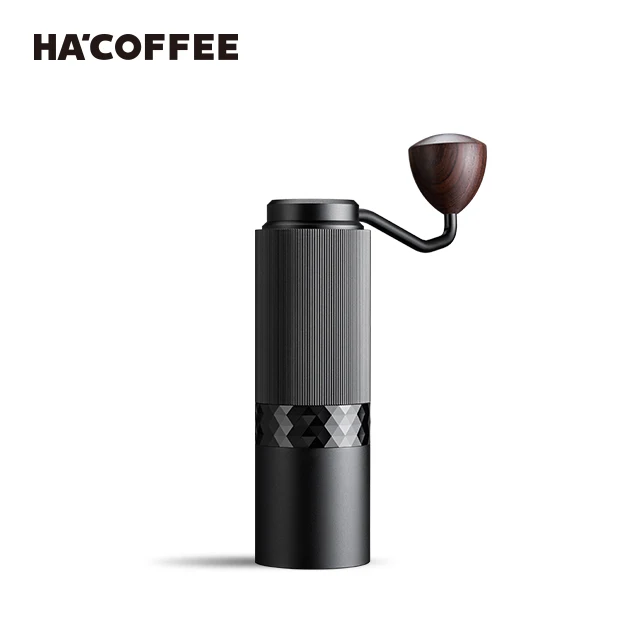 High Quality Portable Manual Coffee Grinder Stainless Steel Burr Metal Body Hand Crank Bean Coffee Grinder Manual