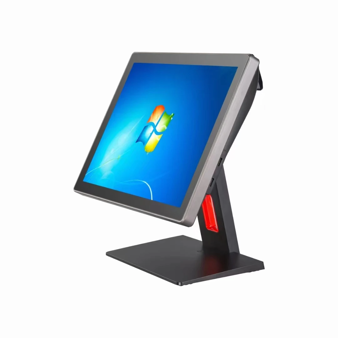 All-in-One Touch Screen Monitor PC for Small Businesses 15.6 Inch Pos System Cash Register with Touch Screen Display