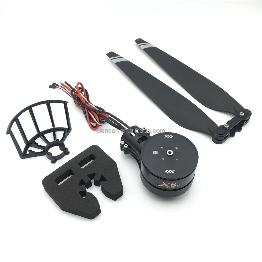 Hobbywing X8 FOC Integrated Power Propulsion System 3090 CW CCW Propeller for 30/35/40mm Carbon Tube Payload Agricultural Drones