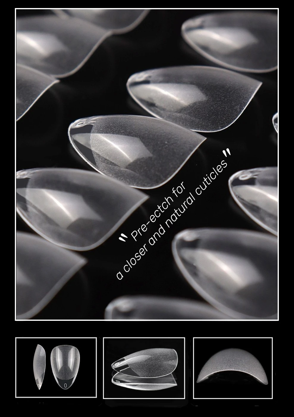 Mybeautynails, готовые к отправке, Подарочная коробка, Упаковочная система для наращивания гелевых наконечников, полное покрытие, набор для пальцев, Размер 12