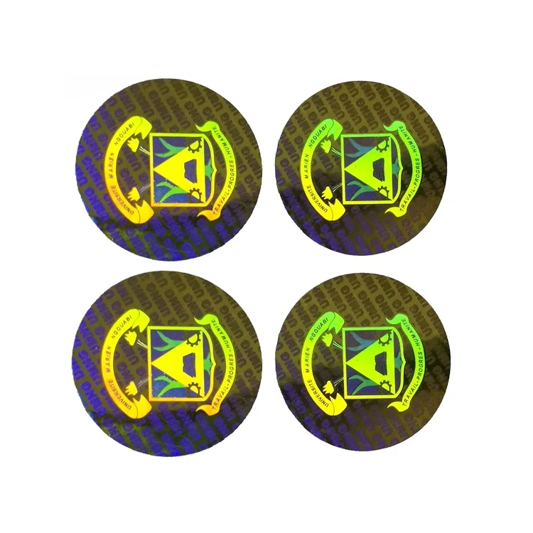 Custom Design Adhesive Hologram Sticker Label Printing